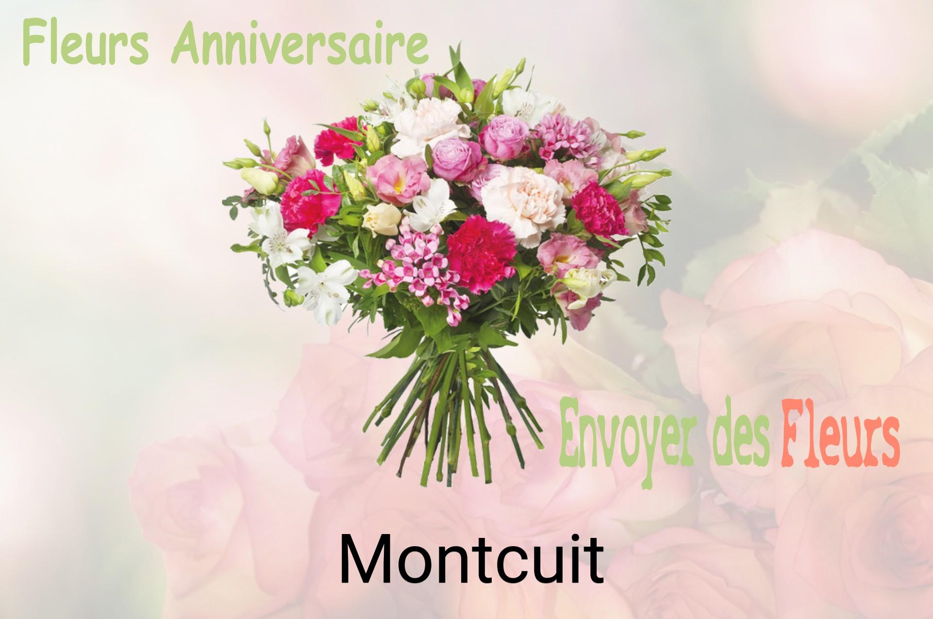 Bouquet de fleurs d’anniversaire livré à Montcuit
